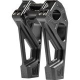 KODLIN USA K55129 Kodlin Usa Fastback Risers - Includes Clamp - 6" - Black K55129