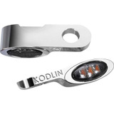 KODLIN USA K68511 Kodlin Usa Turn Signal W/ Running Light - Universal - Chrome K68511