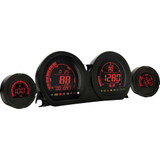 KOSO NORTH AMERICA BA064902 Koso North America Hd-03 - Four-Piece Lcd Gauge Kit - Eight Changeable Colors Ba064902
