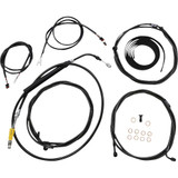 LA CHOPPERS LA8058KT316M La Choppers Cable Kit - 15" - 17" Handlebars - Abs - Midnight La-8058Kt3-16M