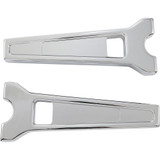 La Choppers Risers - Straight - 8" X 1-1/4" - Chrome La-7480-08C