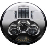 CUSTOM DYNAMICS PB7C Custom Dynamics Probeam Led Headlamp 7" - Chrome Pb-7-C