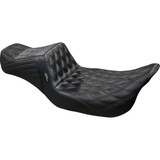 LE PERA LK587DLDD Le Pera Tailwhip Daddy Long Legs Seat - Double Diamond - Black - Touring '08-'24 Lk-587Dldd