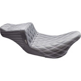 LE PERA LK587DDTTM Le Pera Tailwhip Seat - Double Diamond W/ Titanium Thread - Black - Fl '08-'24 Lk-587Dd-Ttm