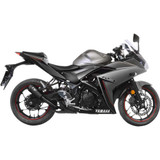 LEOVINCE 15212FBU Leovince Lv-10 Slip-On Muffler - Full Black 15212Fbu