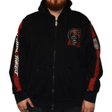 Lethal Threat Open Throttle Zip Up Hoodie - Black - 3Xl Hd84074Xxxl