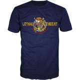 Lethal Threat Skool Of Hard Knocks T-Shirt - Blue - 4Xl Lt20896-4Xl