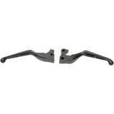 DRAG SPECIALTIES 0610-0797 Drag Specialties Levers - Slotted - Black