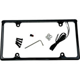 CUSTOM DYNAMICS LPFAUTOB License Plate Frame - Led - Gloss Black Lpf-Auto-B
