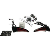 Custom Dynamics Sequential Tour Pak Seat Back Rest Led Lights - Black/Red - Cvo Cd-Tpbr-14Bcmrb