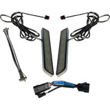 Custom Dynamics Led Fork Light - Smoke - Chrome Cd-Fork-Ss8-Sc