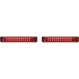 Custom Dynamics Saddlebag Led Lights - Sequential - Chrome/Red Pb-Sbseq-Ss6-Cr