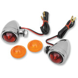 Drag Specialties Mini-Bullet Light Kit - Amber/Red