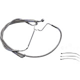 DRAG SPECIALTIES 1741-3979 Drag Specialties Brake Line - +6" - Stainless Steel