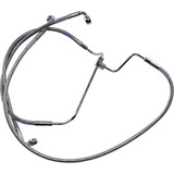 Drag Specialties Brake Line - +4" - Stainless Steel