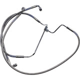DRAG SPECIALTIES 1741-3977 Drag Specialties Brake Line - +4" - Stainless Steel