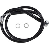 DRAG SPECIALTIES 1741-5811 Drag Specialties Brake Line - +10" - Black - '18-'21 Softail