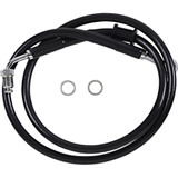 Drag Specialties Brake Line - +10" - Black - '18-'22 Softail