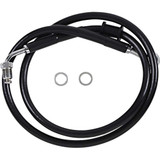 DRAG SPECIALTIES 1741-5799 Drag Specialties Brake Line - +10" - Black - '18-'22 Softail