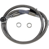 Drag Specialties Brake Line - +4" - Stainless Steel - '18-'22 Softail
