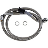 Drag Specialties Brake Line - +8" - Stainless Steel - '18-'21 Softail