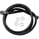 Drag Specialties Brake Line - +2" - Black - Xl