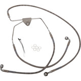 Drag Specialties Brake Line - Front - +8" - Touring - Stainless Steel