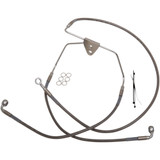 Drag Specialties Brake Line - Front - +10" - Touring - Stainless Steel