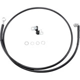 DRAG SPECIALTIES 1741-2549 Drag Specialties Brake Line - Front - Black - +10" - '99-'07 Fxst