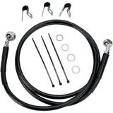 Drag Specialties Brake Line - Front - Black - +4" - '00-'07 Flst Drag Specialties Brake Line - Front - Black - +4" - '00-'07 Flst