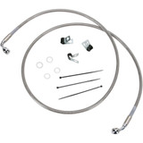 Drag Specialties Brake Line - Front - 6" - Stainless Steel