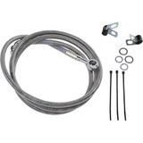 DRAG SPECIALTIES 1741-2660 Drag Specialties Brake Line - Front - +8" - Stainless Steel