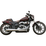 S&S CYCLE 5500847B S&S Cycle 2:1 50 State Exhaust For M8 Softail - Chrome 550-0847B