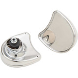 DRAG SPECIALTIES 0640-0794 Drag Specialties Mirror - Side View W/Blind Spot - Half-Moon - Chrome