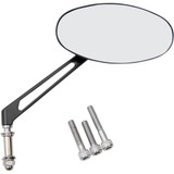 Drag Specialties Mirror - Stealth I - Side View - Oval - Black