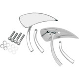 DRAG SPECIALTIES 0640-0082 Drag Specialties Teardrop Mirror - 2 Stems