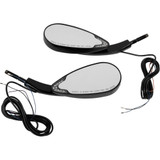 Mirrors - Side View - With Led Turn Signal - Black - Pair Cd-Mir-Plug-B Mirrors - Side View - With Led Turn Signal - Black - Pair Cd-Mir-Plug-B
