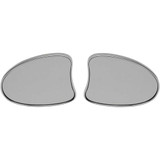 DRAG SPECIALTIES 0640-1096 Drag Specialties Mirrors - Side View - Deluxe - Teardrop - Chrome