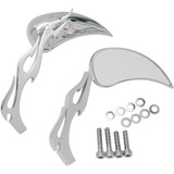 Drag Specialties Flame Mirrors