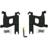 MEMPHIS SHADES MEB1975 Memphis Shades Bullet Trigger Lock Mounting Kit - Covered Forks - Without Lightbar - Black Meb1975