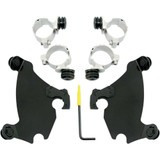 MEMPHIS SHADES MEB1981 Memphis Shades Gauntlet Mounting Kit - Black - Xl Meb1981