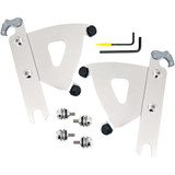 MEMPHIS SHADES MEK2053 Memphis Shades Road Warrior Trigger-Lock Mounting Kit - Polished - Flstf Mek2053