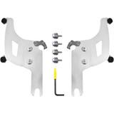 MEMPHIS SHADES MEK2042 Memphis Shades Bullet Mounting Kit - Polished - Flhrs/Xs Mek2042