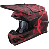 MOOSE RACING 01107760 Moose Racing F.I. Helmet - Agroid Camo - Mips - Red/Black - Small 0110-7760