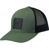 MOOSE RACING 25014009 Moose Racing Moose Agroid Embossed Hat - Green/Black - One Size 2501-4009