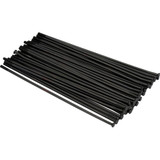 Moose Racing Mx1 Spoke Set - Stainless Steel - Rear - Black - 18" - 8 Gauge 24-308-Bk