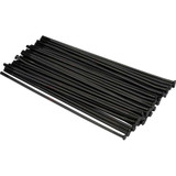 MOOSE RACING 24308BK Moose Racing Mx1 Spoke Set - Stainless Steel - Rear - Black - 18" - 8 Gauge 24-308-Bk