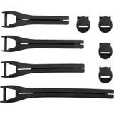MOOSE RACING 34301016 Moose Racing Qualifier Boot Strap Kit - Black - Size 10-15 3430-1016
