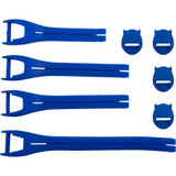MOOSE RACING 34301020 Moose Racing Qualifier Boot Strap Kit - Blue - Size 10-15 3430-1020