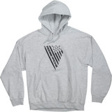 Moose Racing Salute Hoodie - Ash - Large 3050-6349